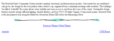 Brackett Park page, bottom