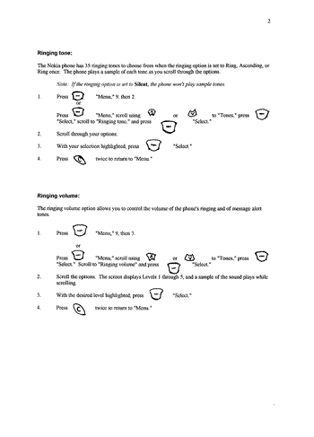 Revised Nokia instructions
